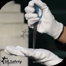 SRSAFETY 13 Gauge Liner Guantes recubiertos PU y guantes resistentes a productos químicos